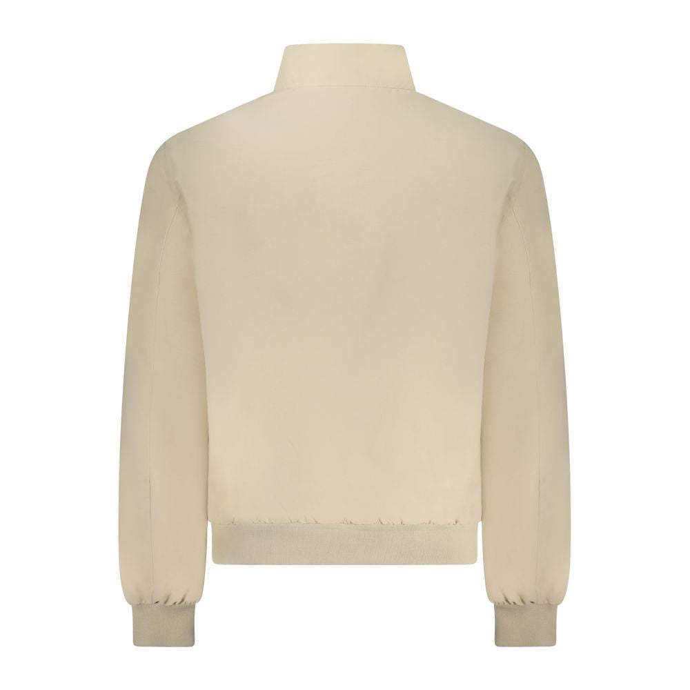 Beige Cotton Male Jacket - ventzia