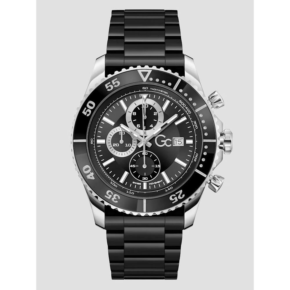 Black Ceramic Dress Watch - ventzia