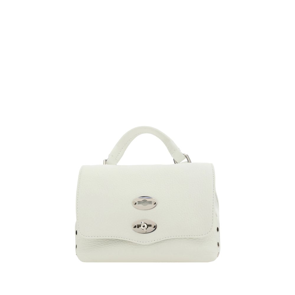 White Calf Leather Bos Taurus Shoulder Bag - ventzia