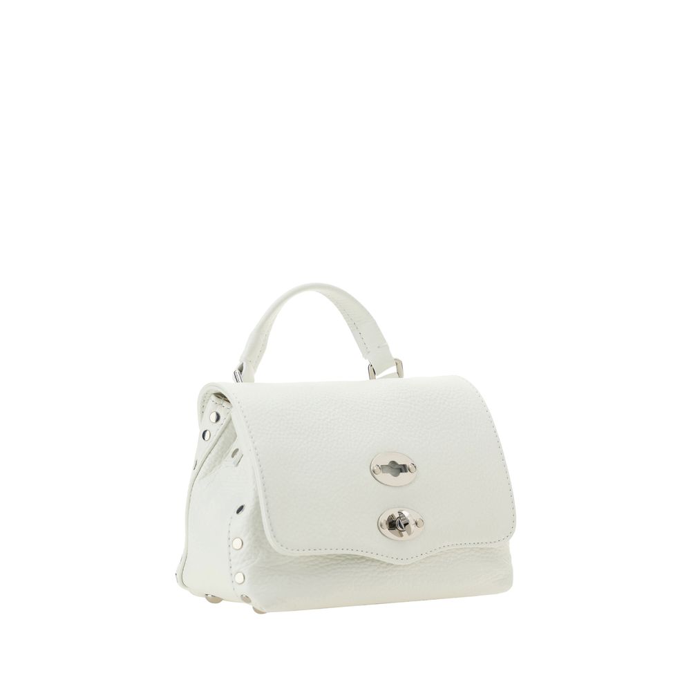 White Calf Leather Bos Taurus Shoulder Bag - ventzia