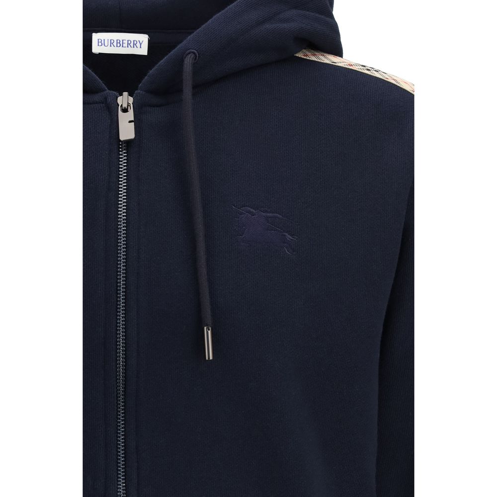 Blue Cotton Sweatshirt - ventzia