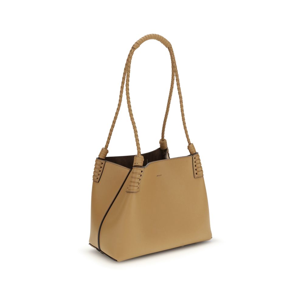 Beige Calf Leather Bos Taurus Shoulder Bag - ventzia