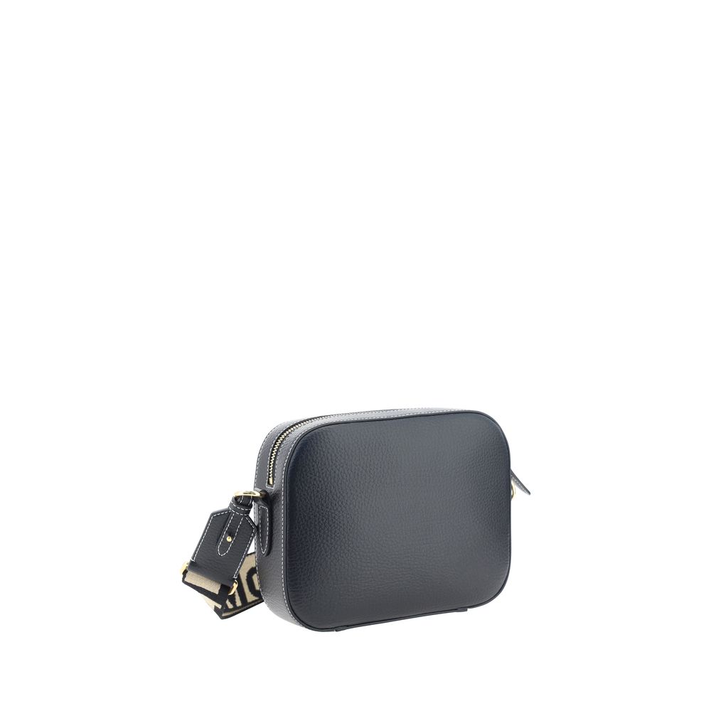 Black Polyethylene Shoulder Bag - ventzia