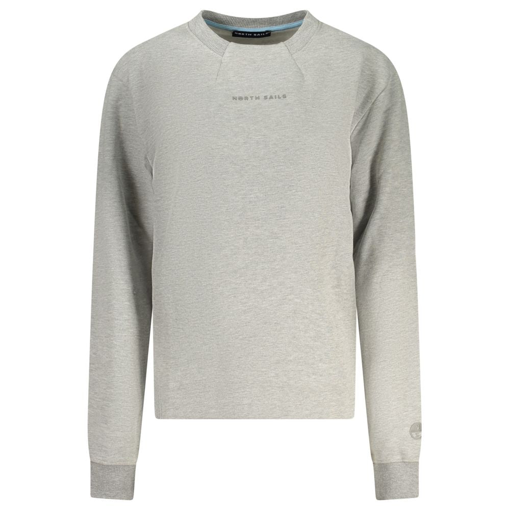 Grigio Cotton Women Sweatshirt