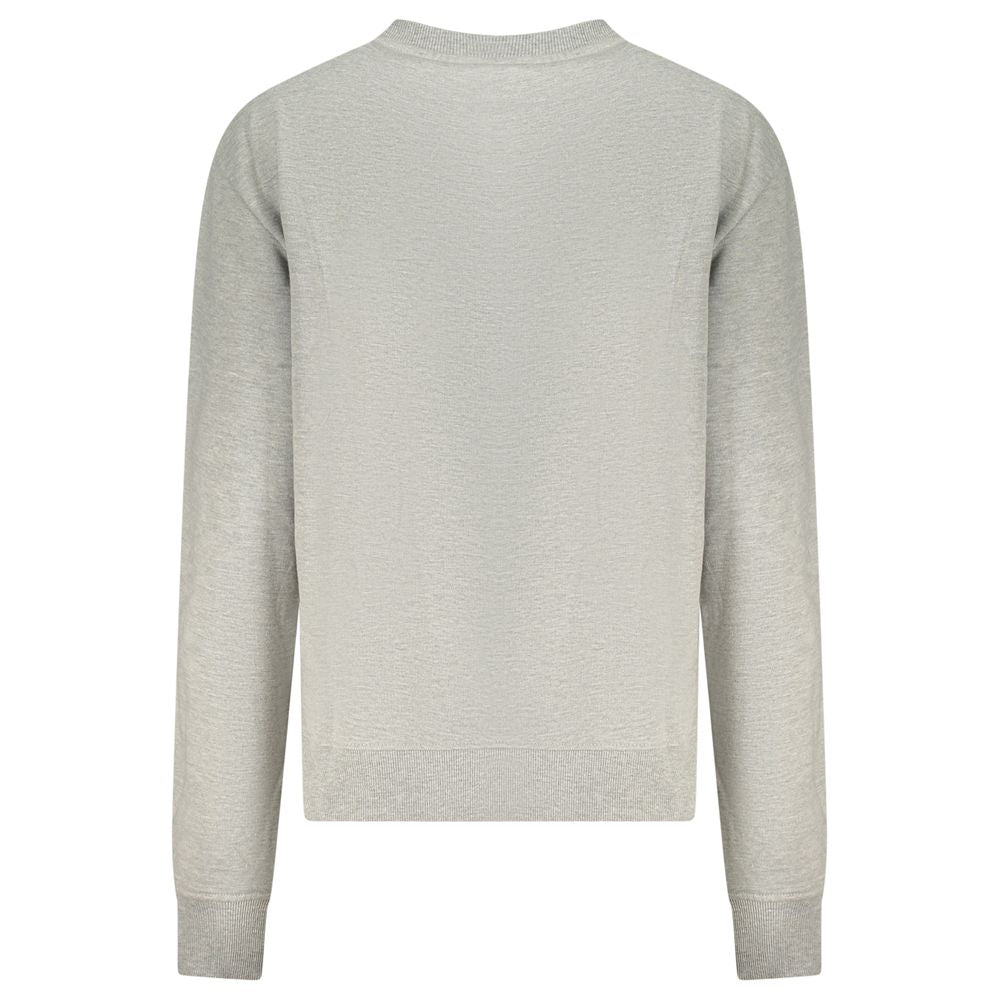 Grigio Cotton Women Sweatshirt - ventzia