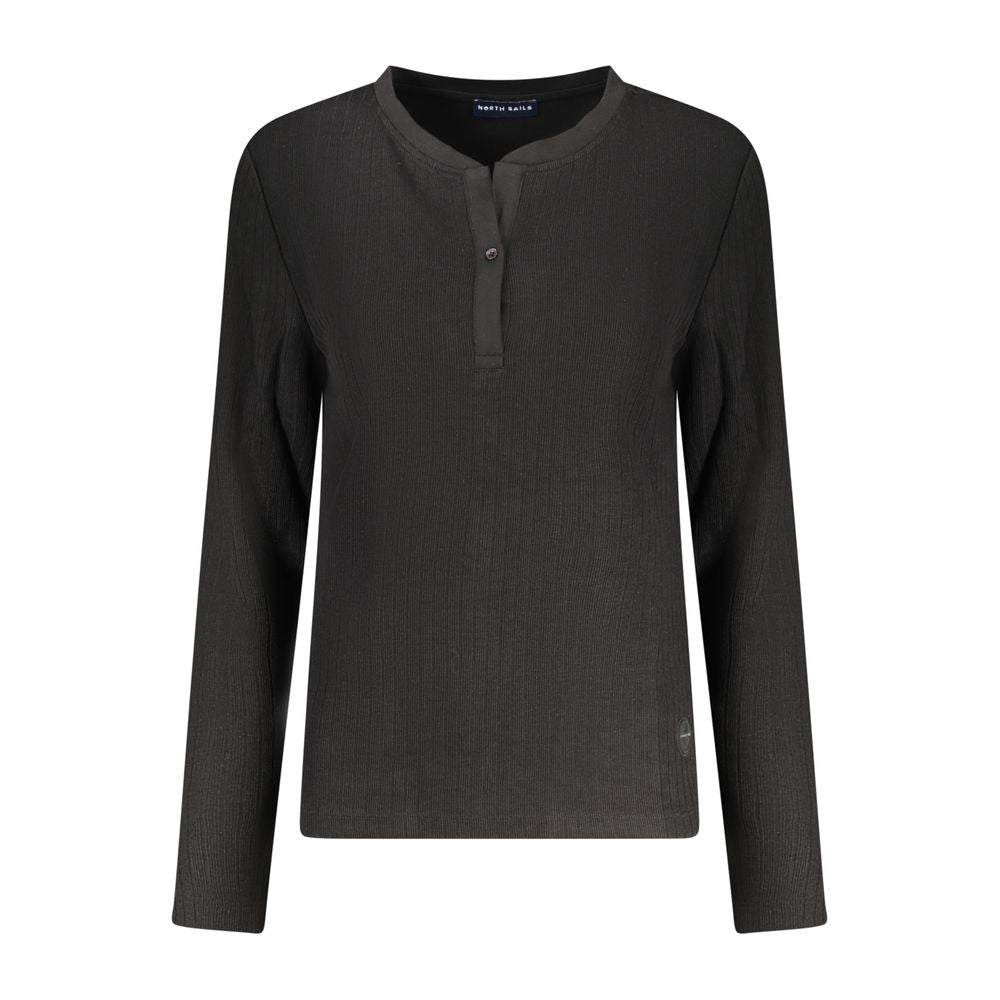 Black Polyester Women's Sweater - ventzia