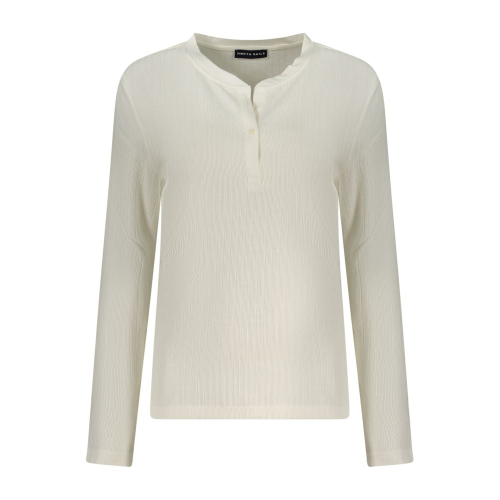 Bianco Polyester Women Sweater - ventzia
