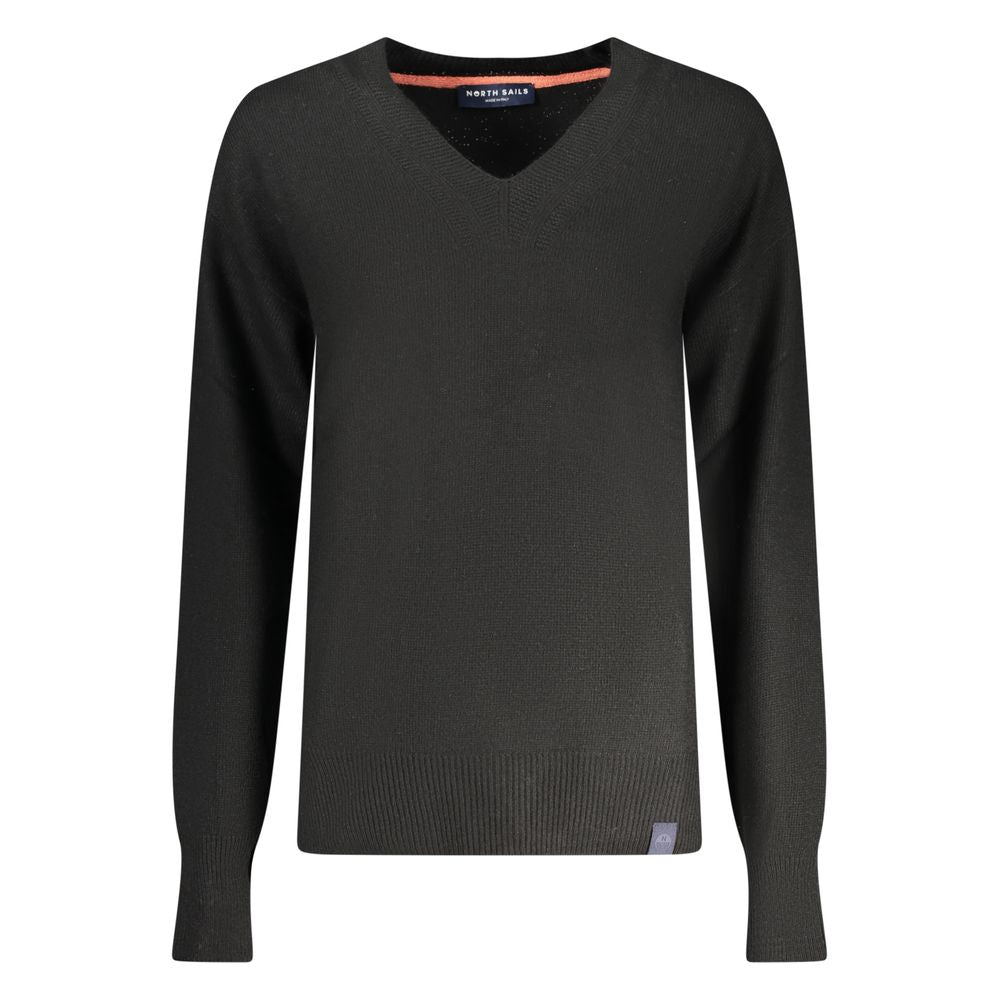 Black Polyamide Women's Sweater - ventzia