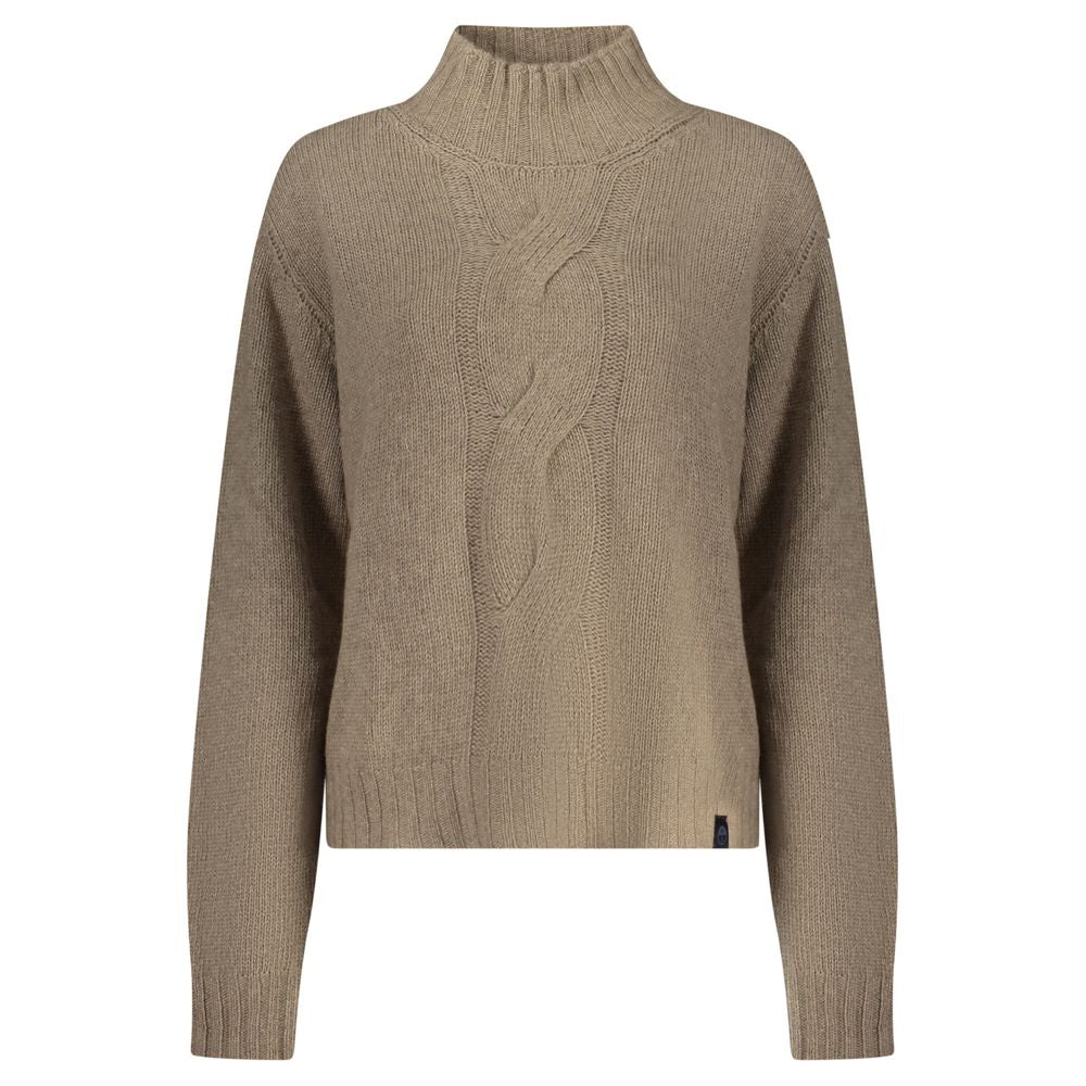 Marrone Poliammide Women Sweater - ventzia