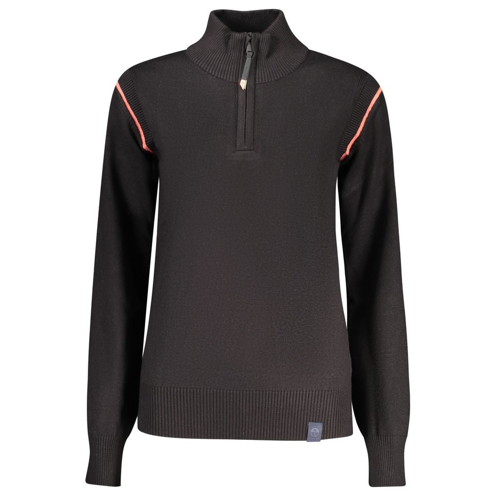 Nero Viscosa Woman Sweater - ventzia