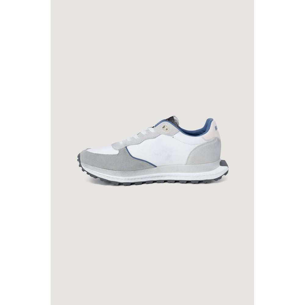Gray Leather Athletic Sneakers - ventzia