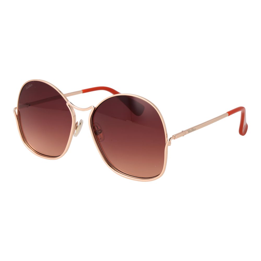 Rose Gold Metal Sunglasses - ventzia