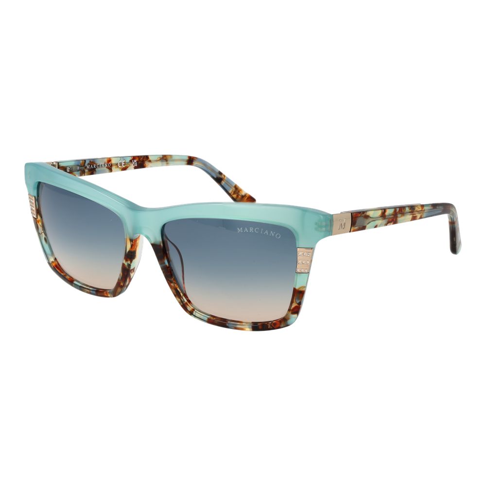 Turquoise Acetate Sunglasses - ventzia