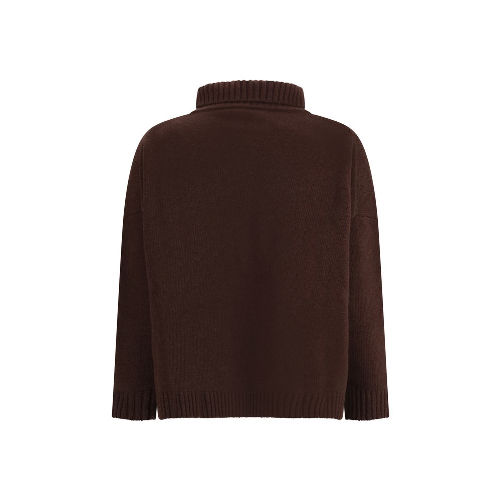 Brown Fleece Wool Top