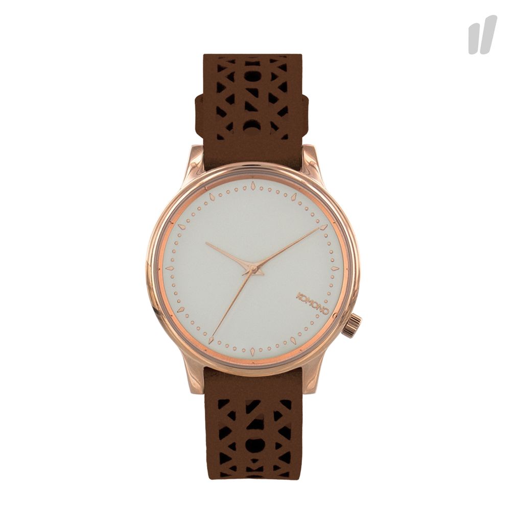 Brown Leather Dress Watch - ventzia