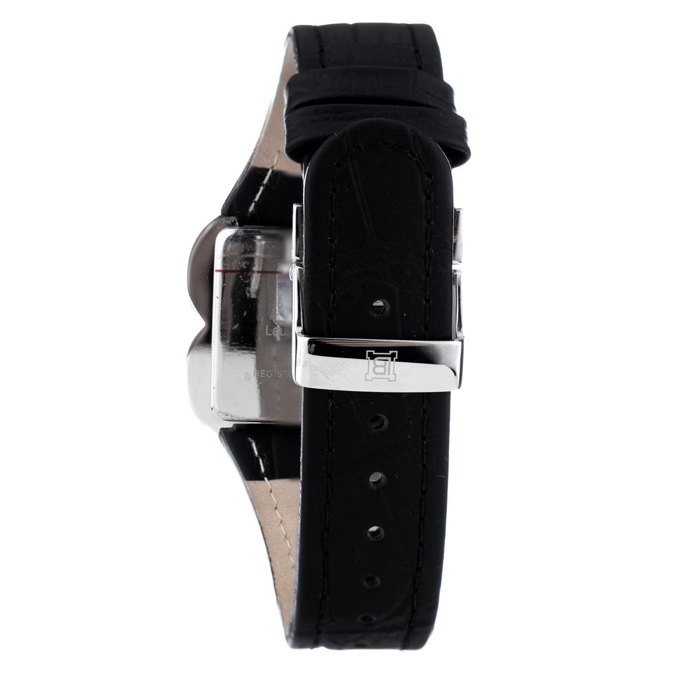 Black Leather Dress Watch - ventzia