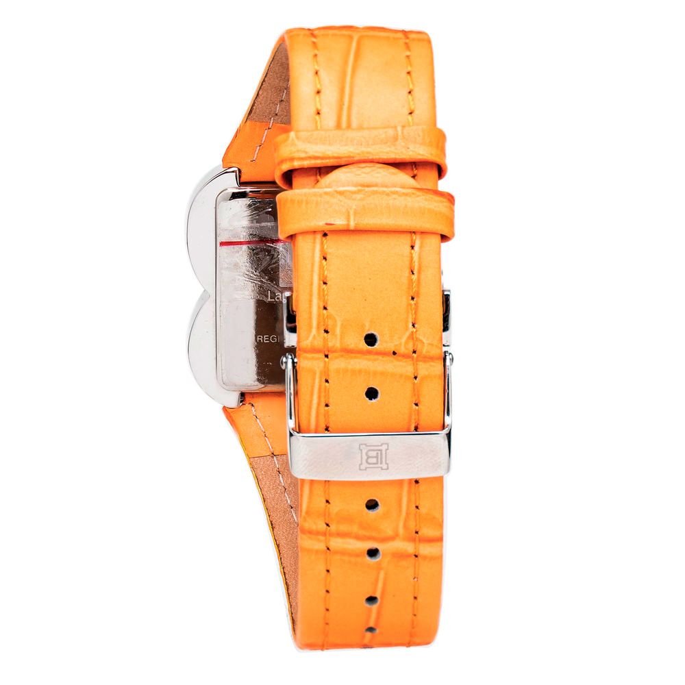 Orange Leather Bracelet Watch - ventzia