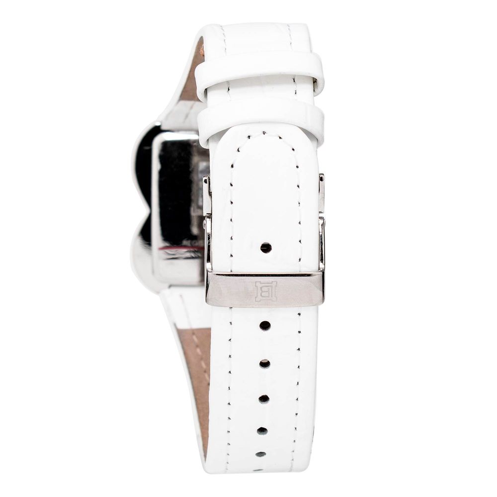 White Leather Dress Watch - ventzia
