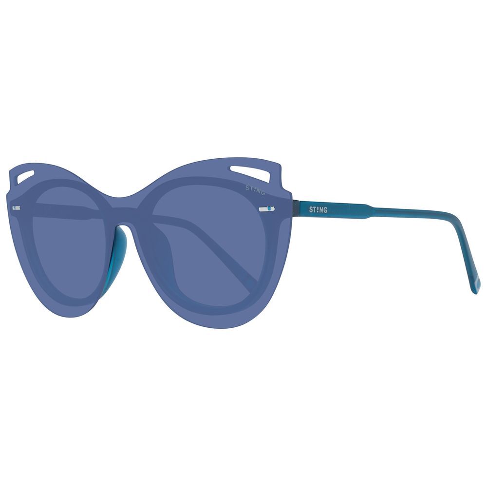 Blue Plastic Sunglasses - ventzia