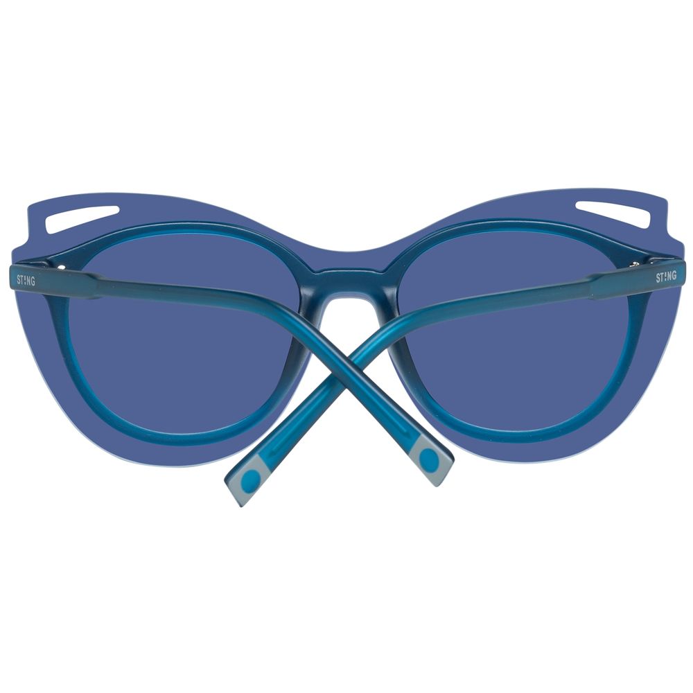 Blue Plastic Sunglasses - ventzia
