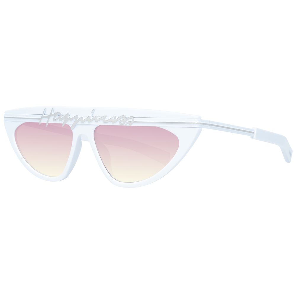 White Plastic Sunglasses - ventzia