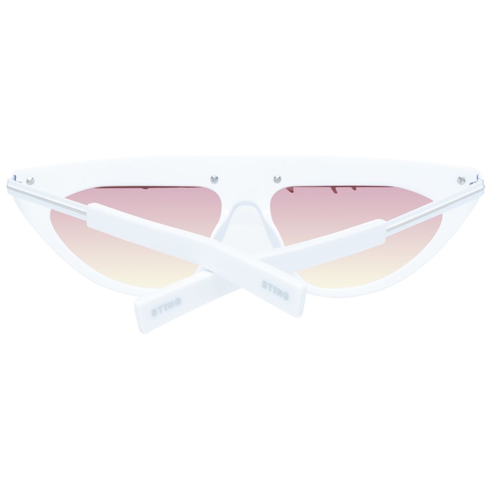 White Plastic Sunglasses - ventzia