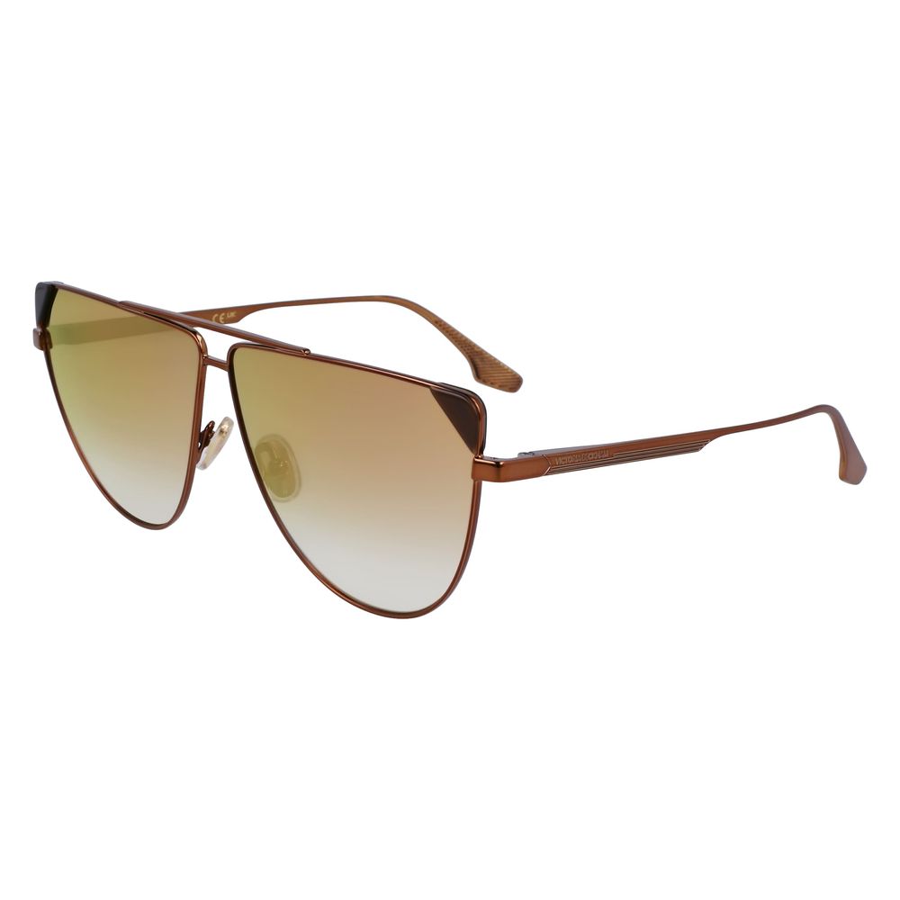 Brown Metal Sunglasses - ventzia