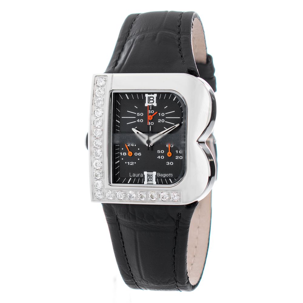 Black Stainless Steel Dress Watch - ventzia