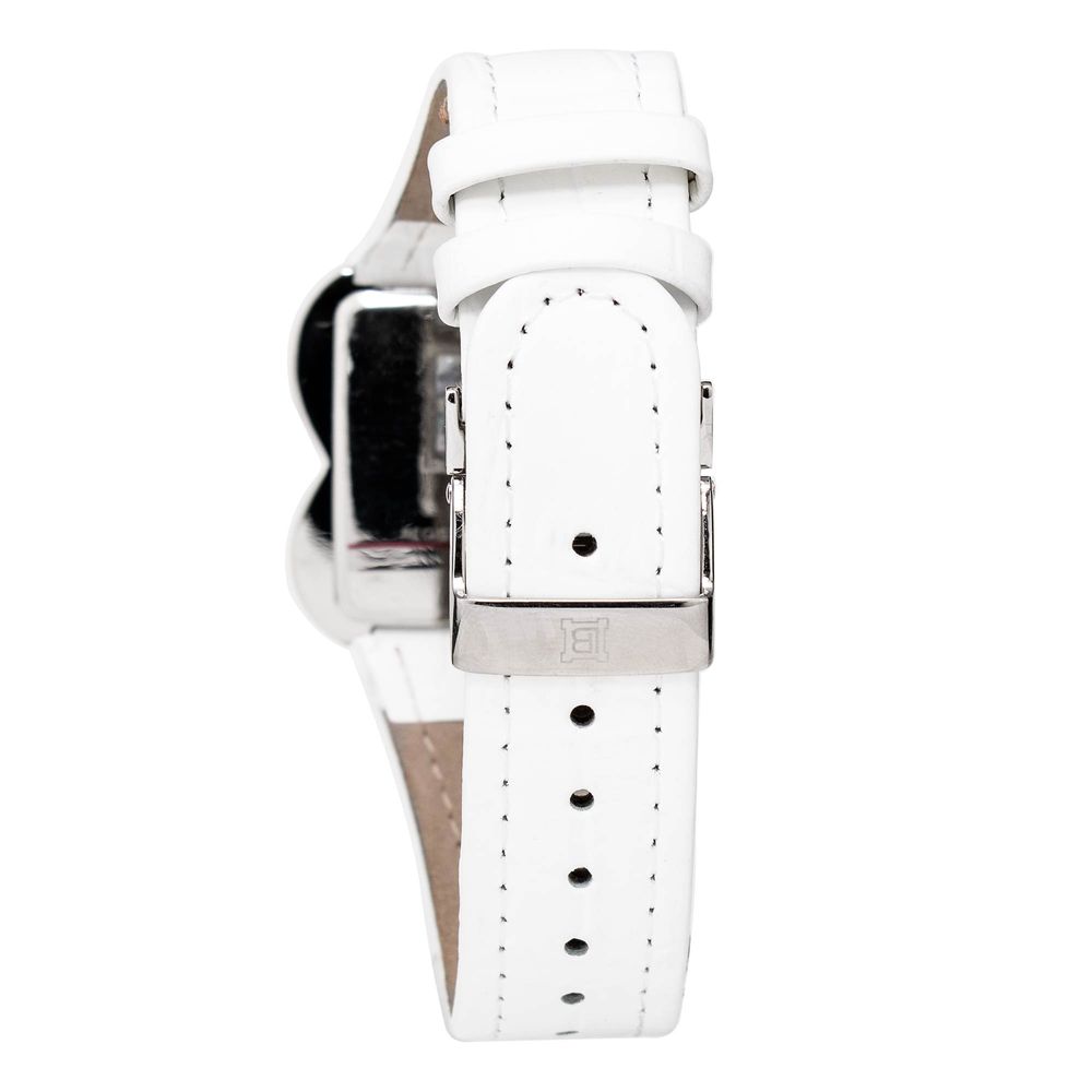 White Leather Dress Watch - ventzia