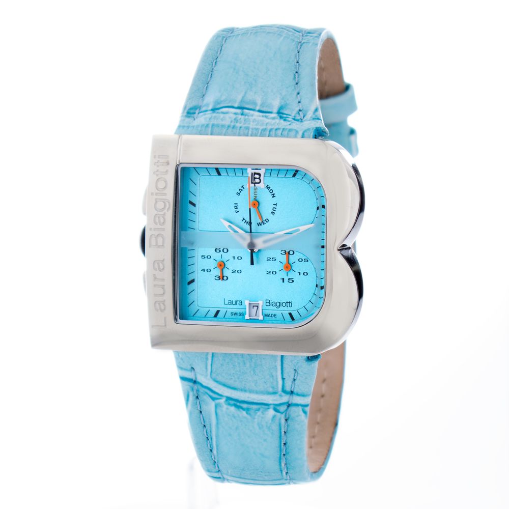 Blue Leather Dress Watch - ventzia