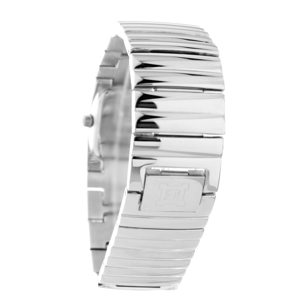 Silver Stainless Steel Dress Watch - ventzia