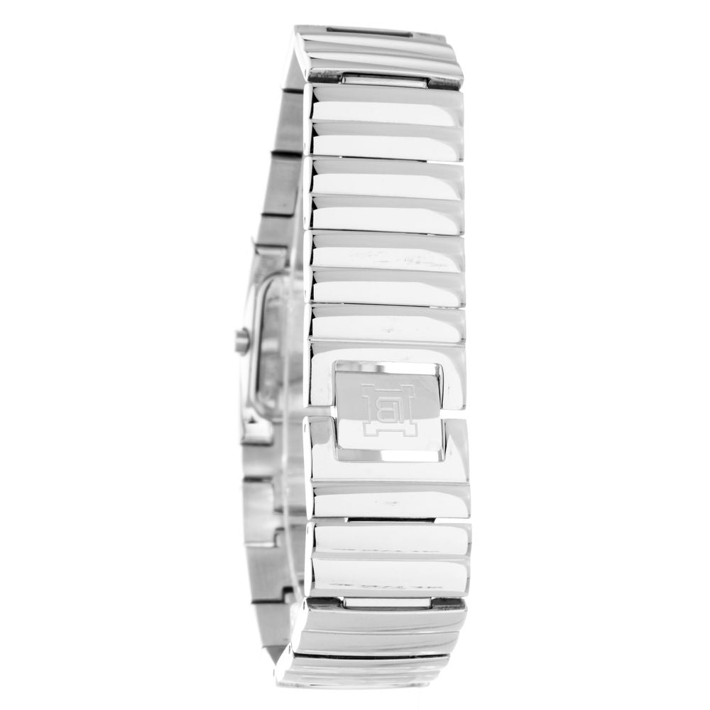 Silver Stainless Steel Dress Watch - ventzia