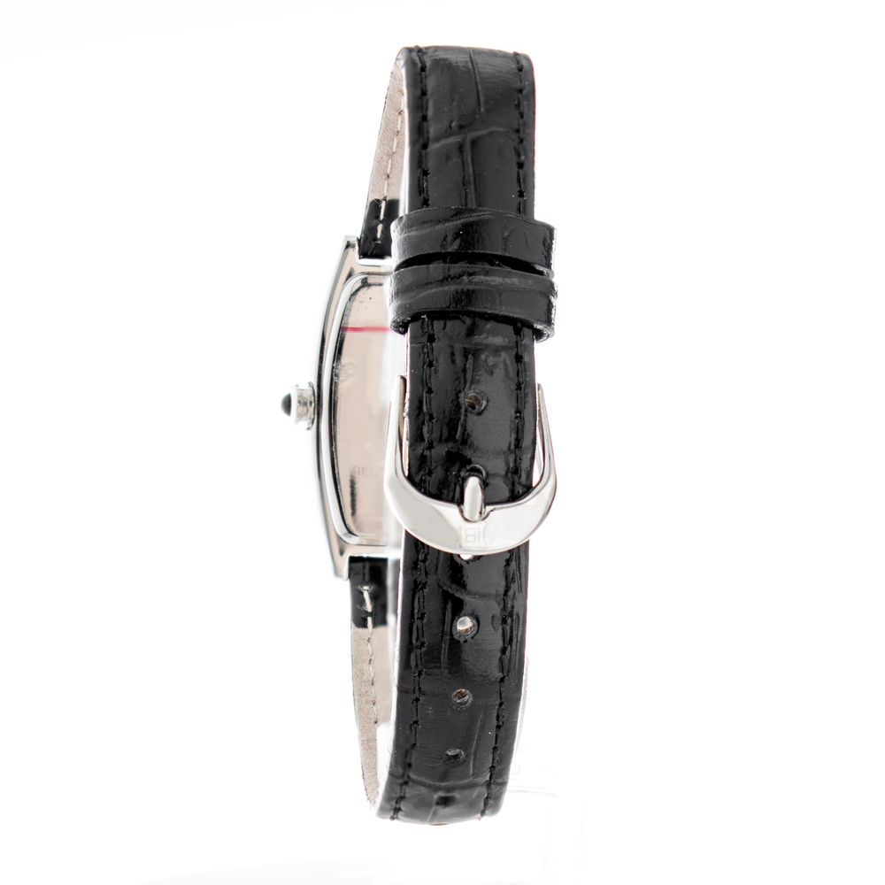 Black Leather Dress Watch - ventzia