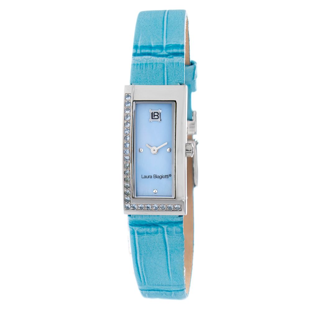 Blue Leather Dress Watch - ventzia