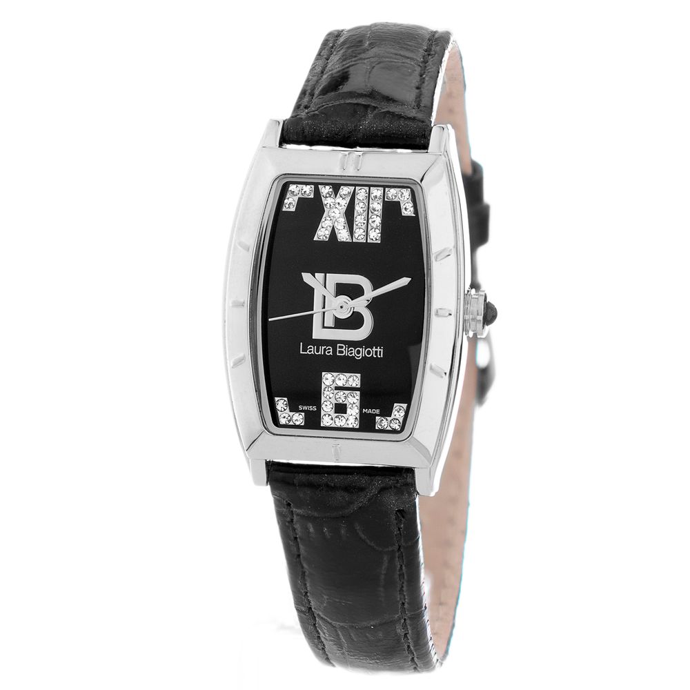 Black Leather Dress Watch - ventzia