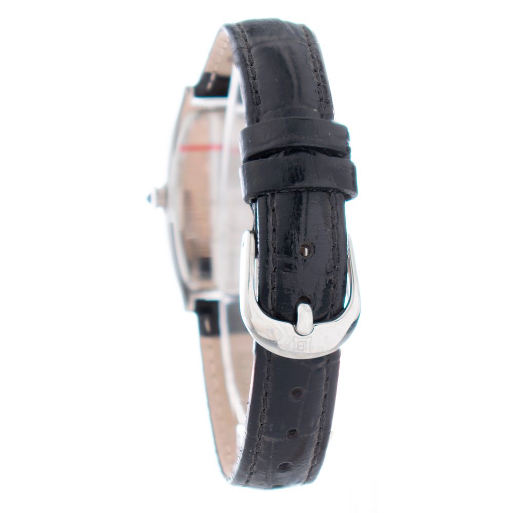 Black Leather Dress Watch - ventzia