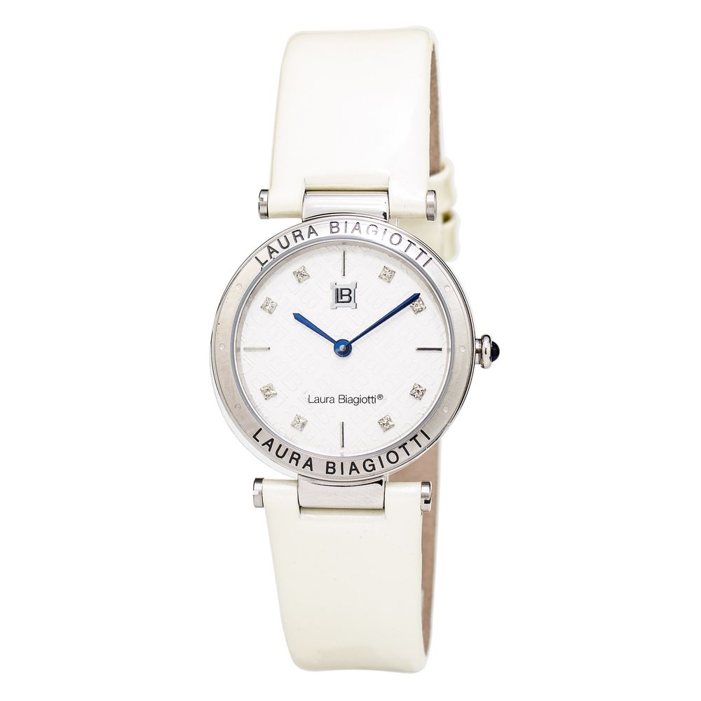 Beige Leather Dress Watch - ventzia