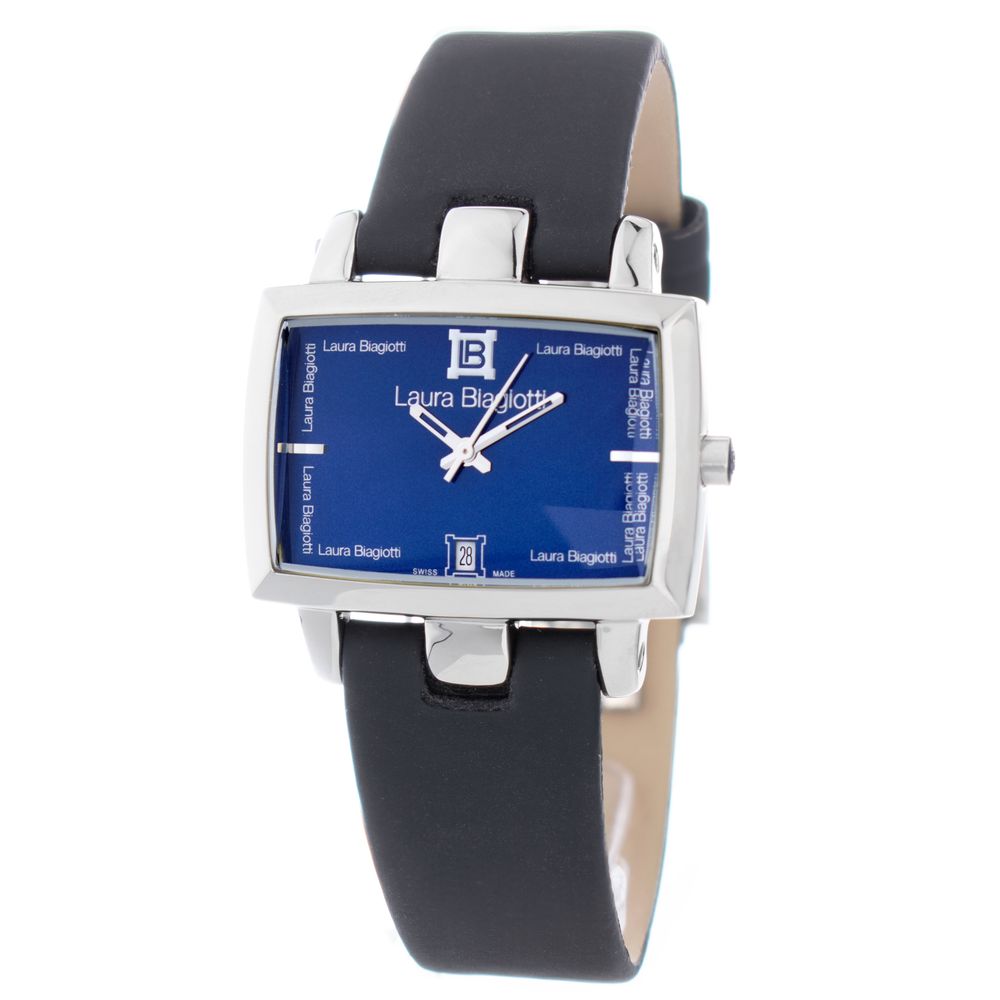 Black Leather Dress Watch - ventzia