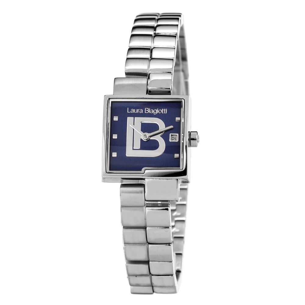 Silver Stainless Steel Dress Watch - ventzia
