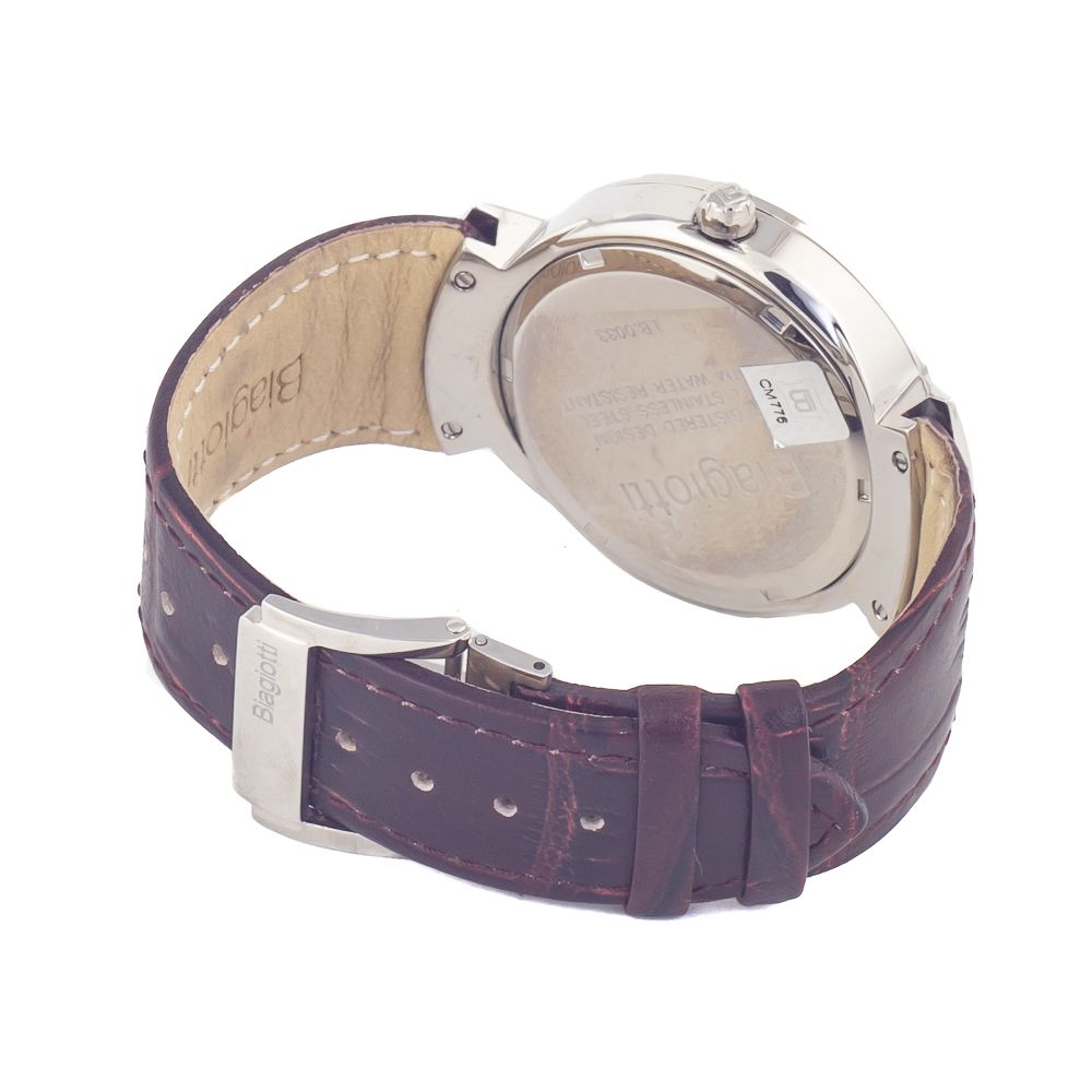 Brown Leather Dress Watch - ventzia