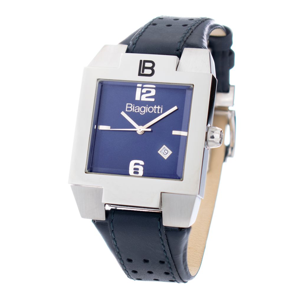 Black Leather Dress Watch - ventzia