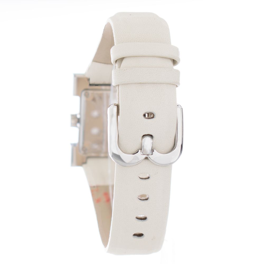 Beige Leather Dress Watch - ventzia