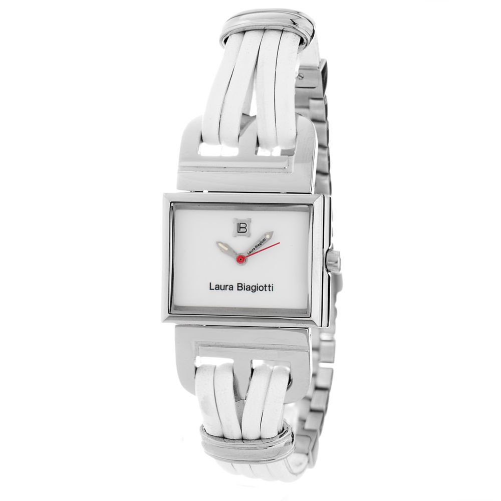 White Leather Dress Watch - ventzia