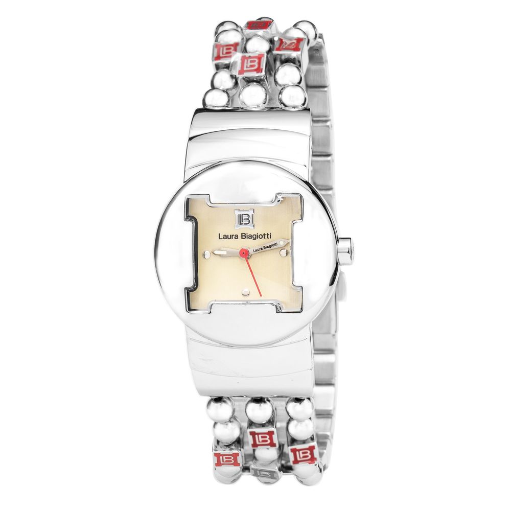 Silver Stainless Steel Dress Watch - ventzia