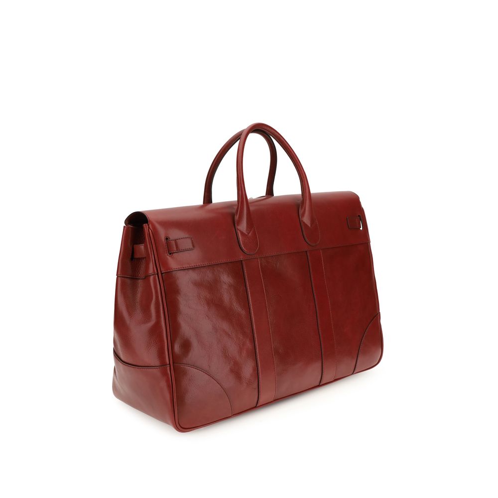 Bordeaux Calf Leather Bos Taurus Luggage And Travel - ventzia