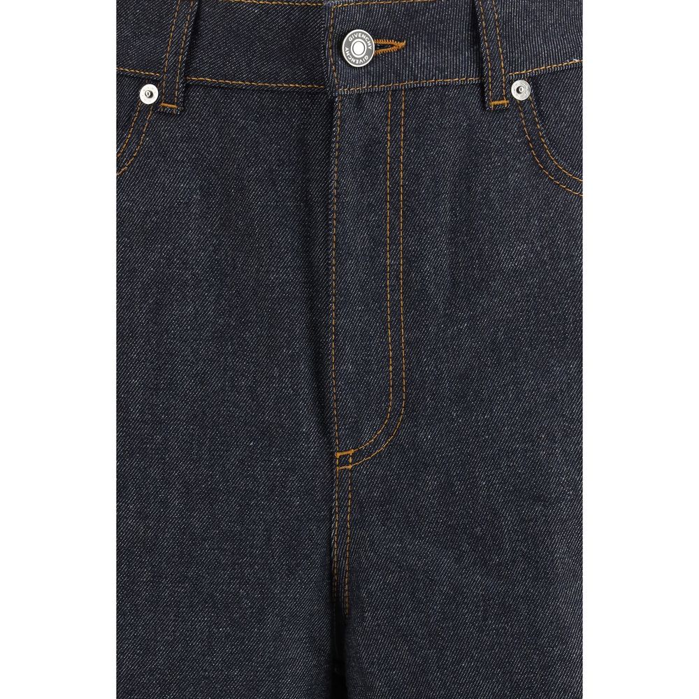 Blue Cotton Casual Pants - ventzia