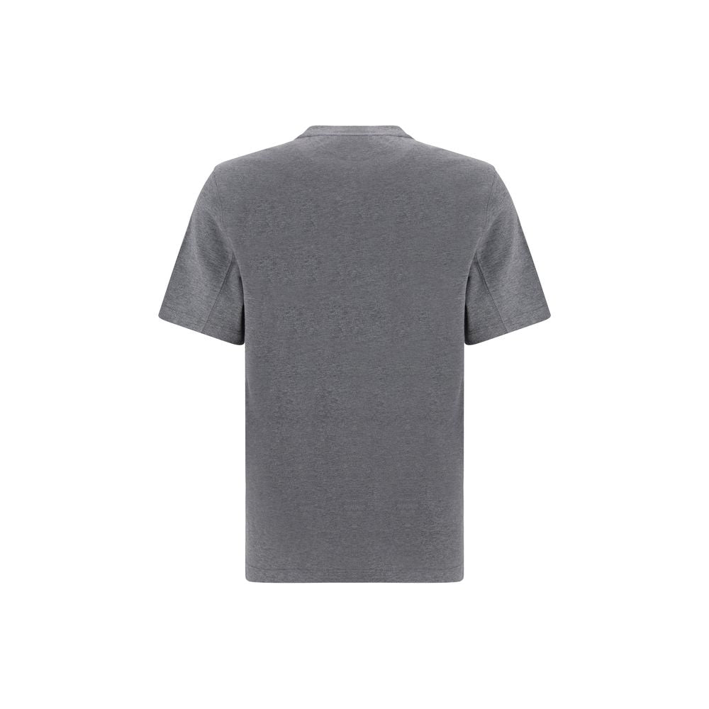 Gray Cotton T-Shirt - ventzia