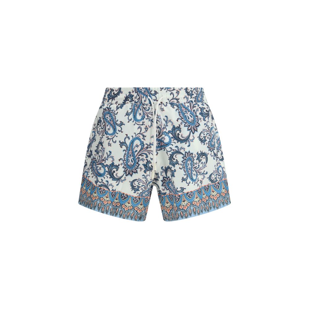 Multicolor Polyester Short And Mini Shorts - ventzia