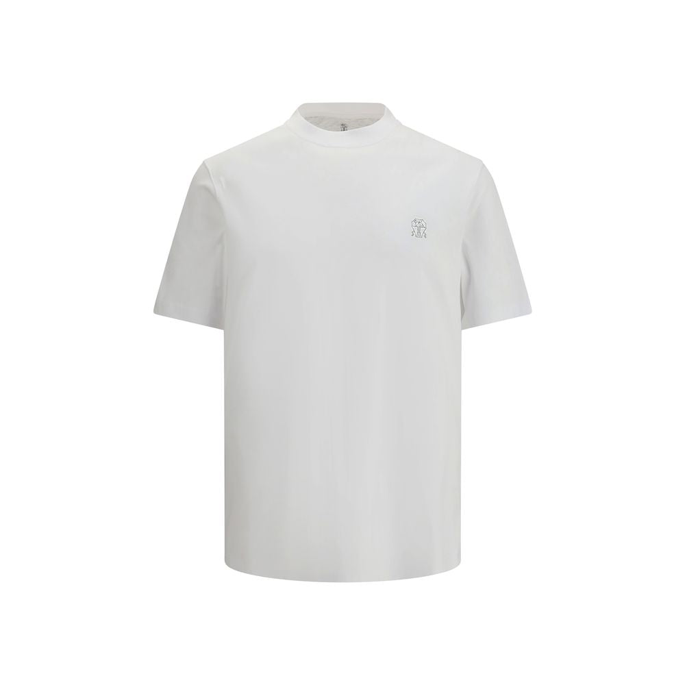 White Cotton T-Shirt - ventzia