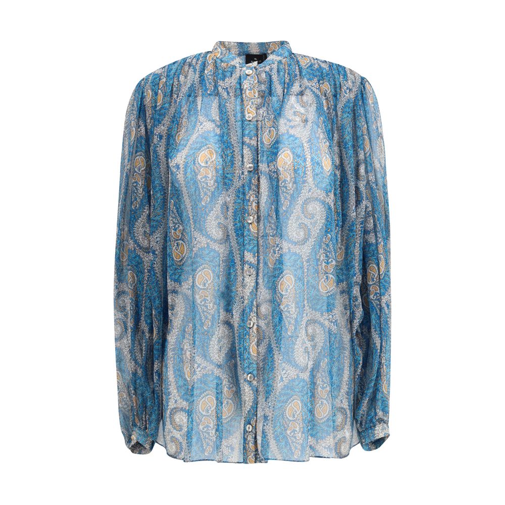 Multicolor Silk Pattern Shirt - ventzia